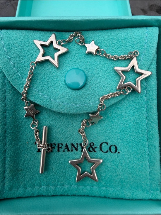 Tiffany & Co. Jewelry - Tiffany & Co. Silver Star Motif Toggle Bracelet